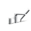 Avid® Deck-mount bath faucet with handshower