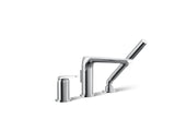 Avid® Deck-mount bath faucet with handshower