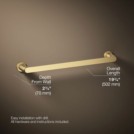 Avid® 18" towel bar
