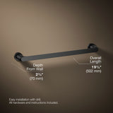 Avid® 18" towel bar