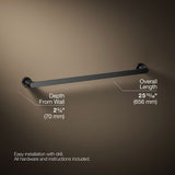 Avid® 24" towel bar
