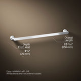 Avid® 24" towel bar