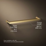 Avid® 24" double towel bar