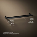 Avid® 24" double towel bar