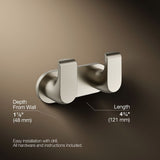 Avid® Double robe hook