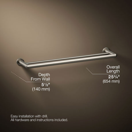 Kumin™ 24" double towel bar