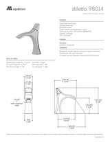 STILETTO-Single-hole lavatory faucet