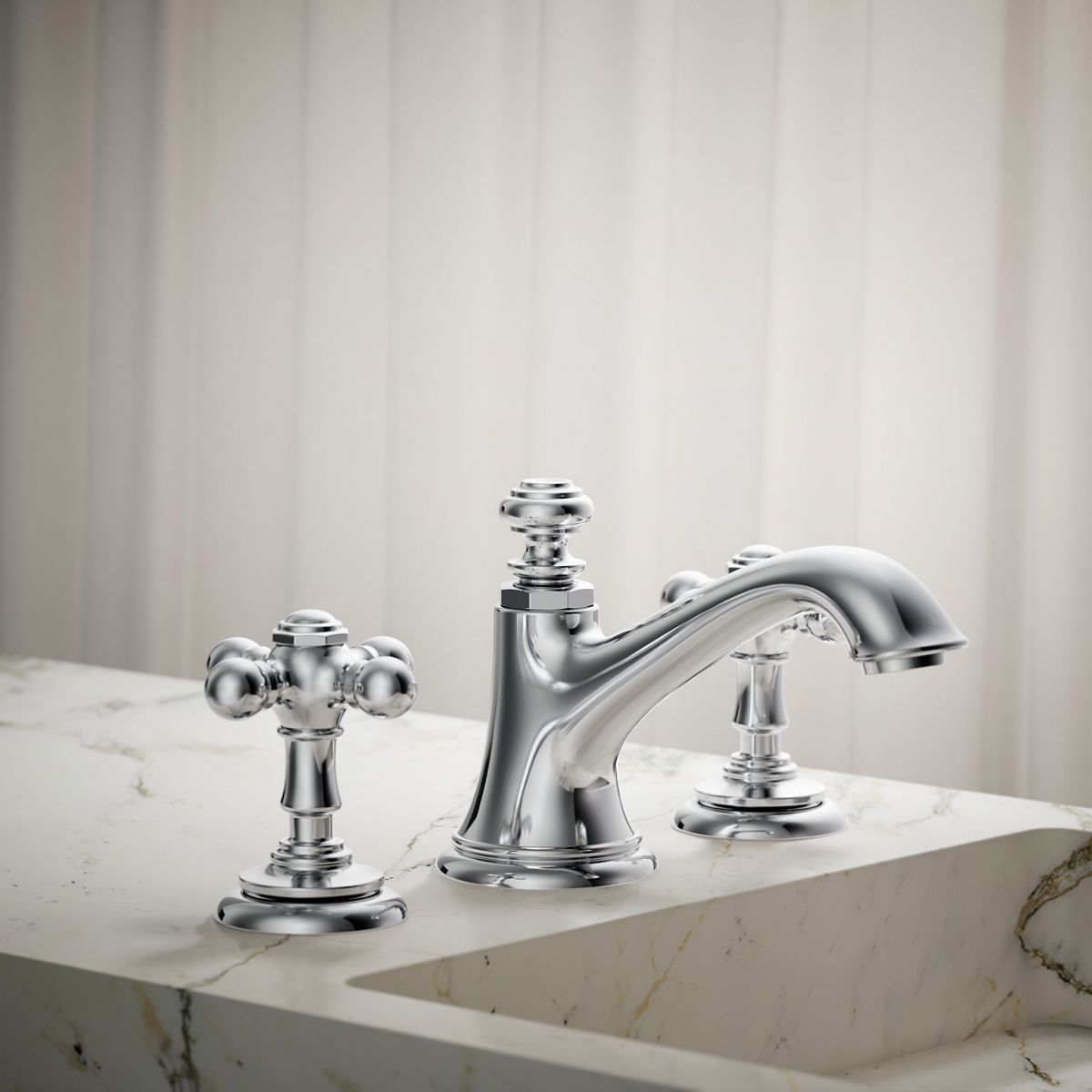 Artifacts® Cross bathroom sink faucet handles