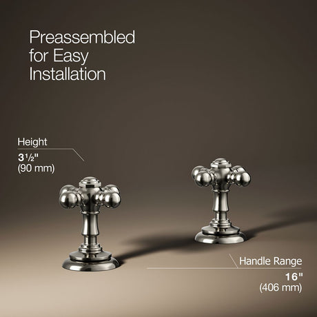 Artifacts® Cross bathroom sink faucet handles