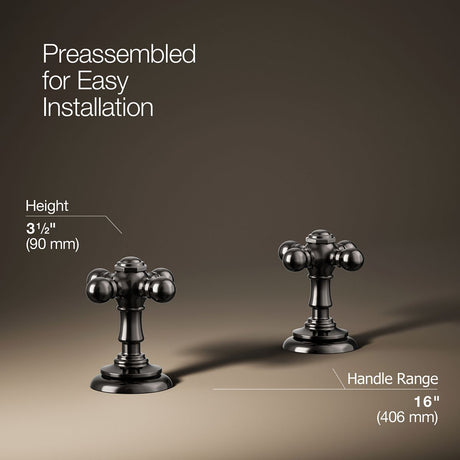 Artifacts® Cross bathroom sink faucet handles