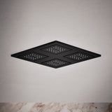 WaterTile® Rain Overhead shower panel with four 22-nozzle sprayheads