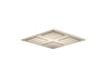 WaterTile® Rain Overhead shower panel with four 22-nozzle sprayheads