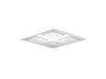 WaterTile® Rain Overhead shower panel with four 22-nozzle sprayheads