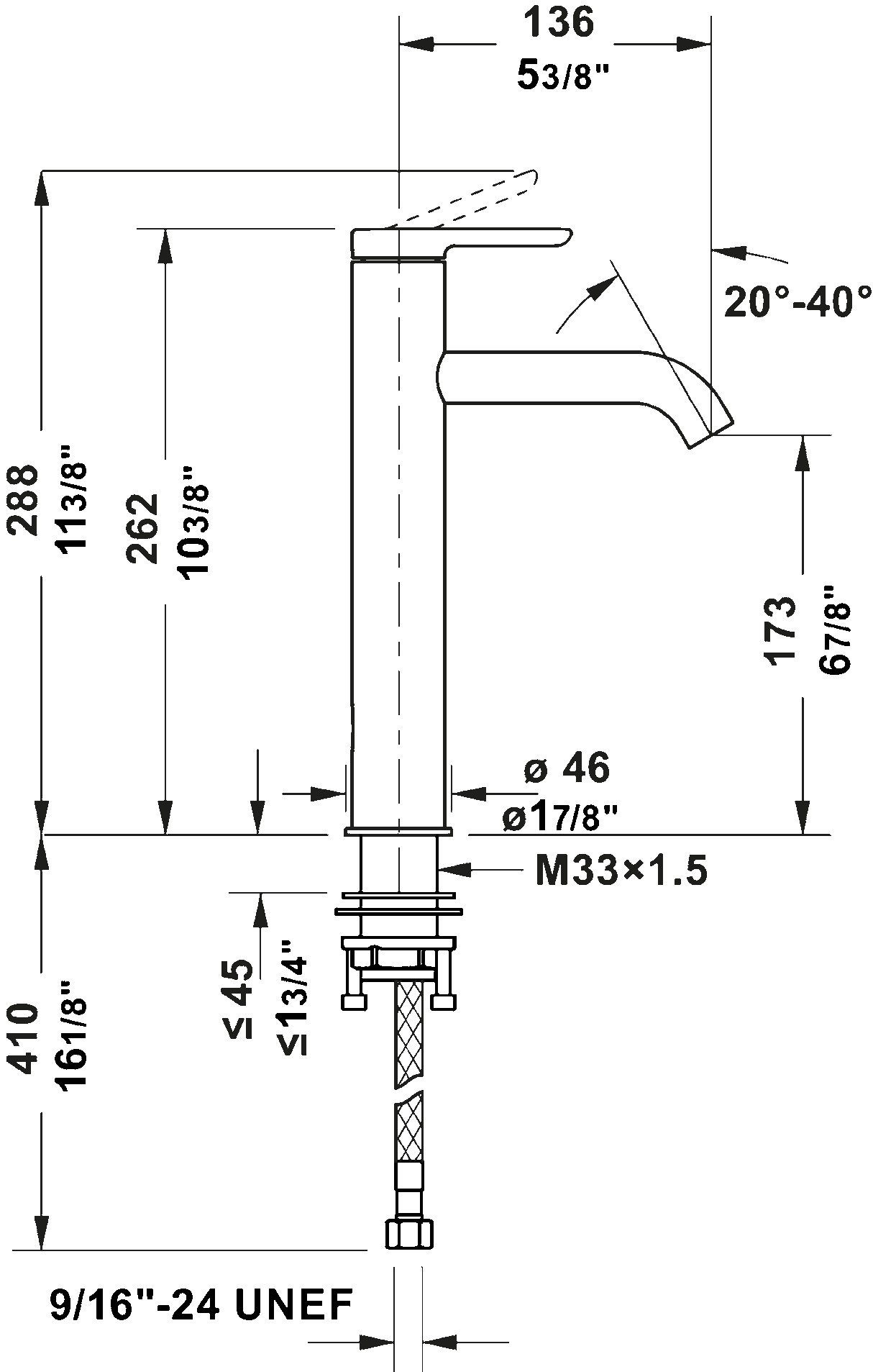 C.1 Bathroom Sink Faucet L