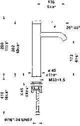 C.1 Bathroom Sink Faucet L