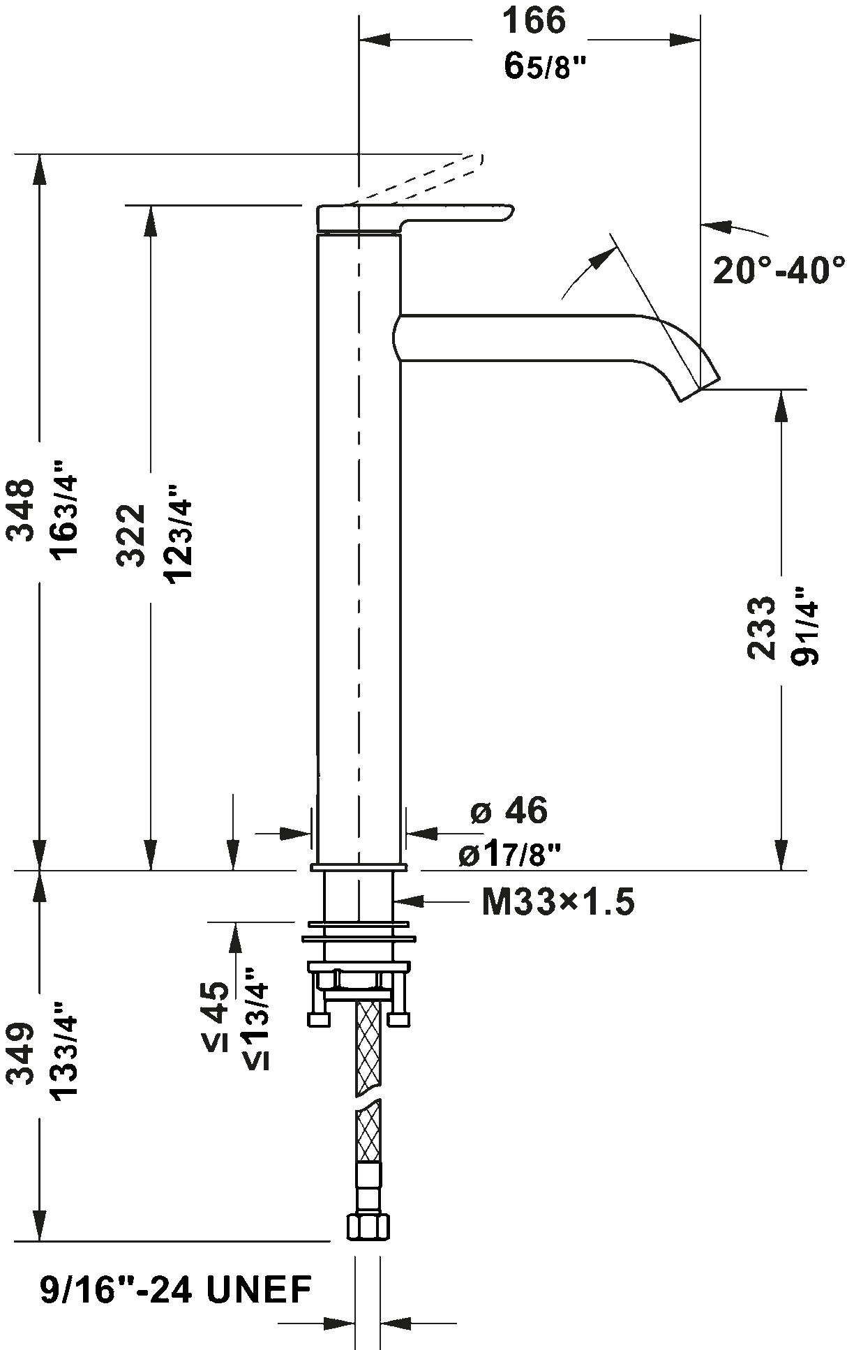 C.1 Bathroom Sink Faucet XL