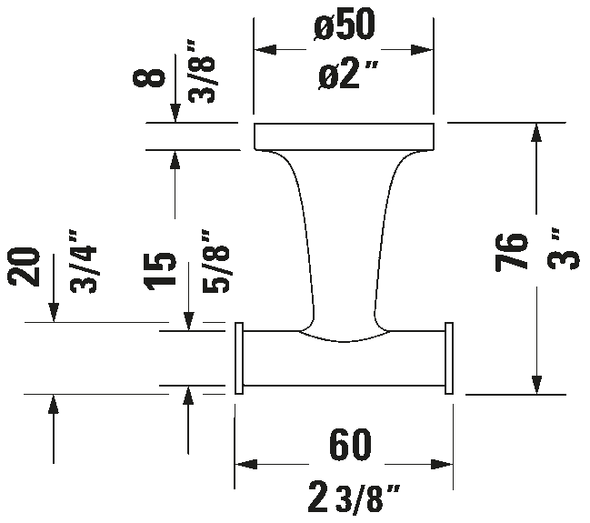 Starck T Robe Hook doppelt
