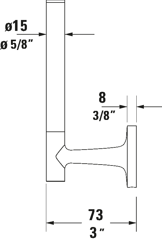 Starck T Toilet Paper Holder