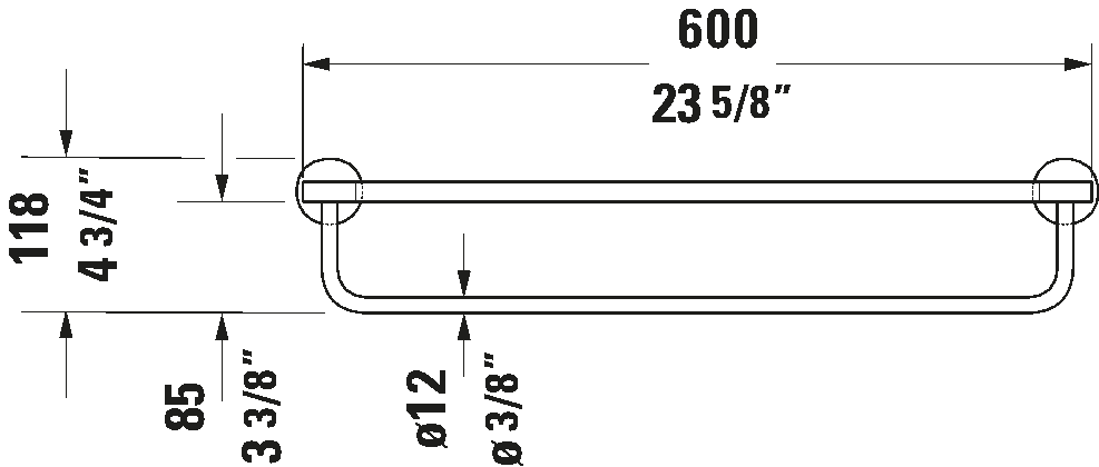 Starck T Towel Rack