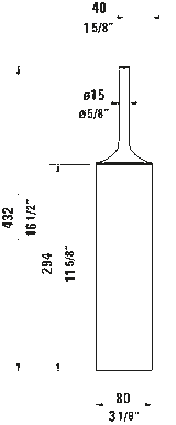Starck T Toilet Brush