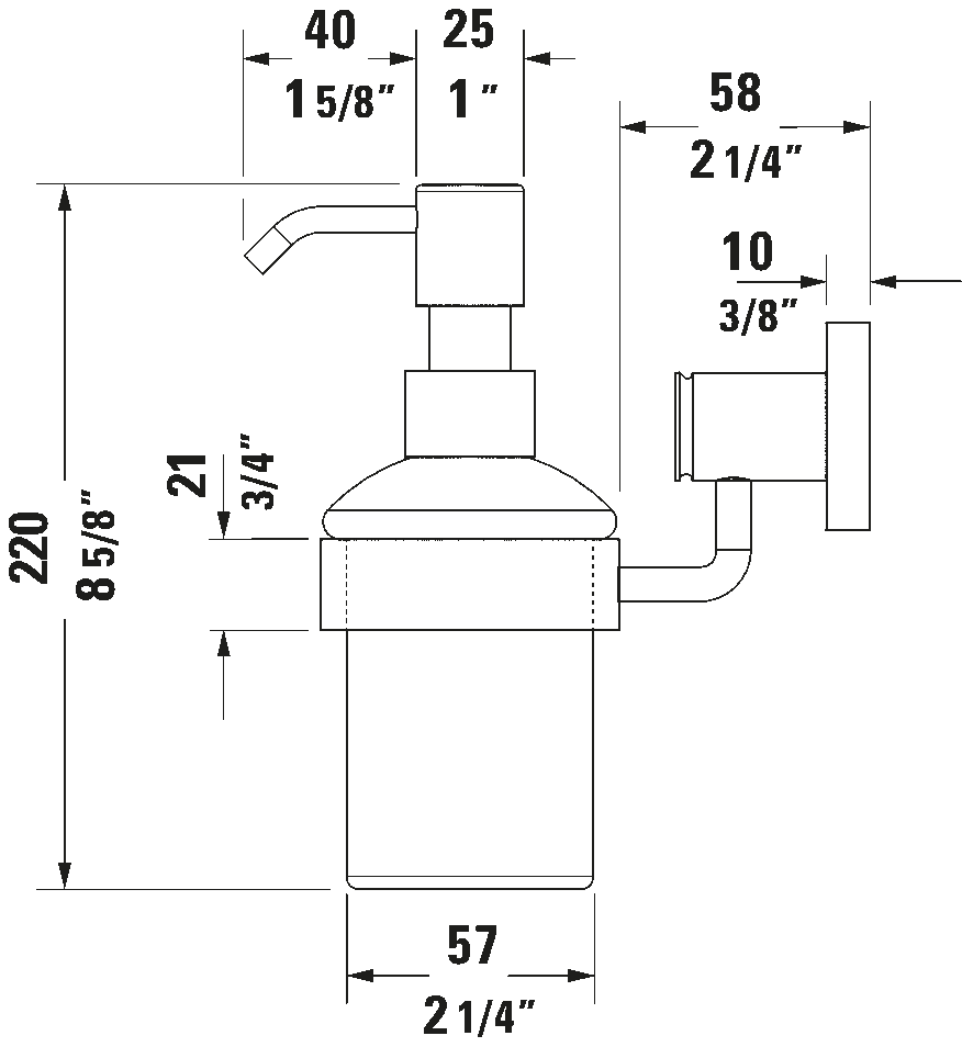 D-Code Soap Dispenser