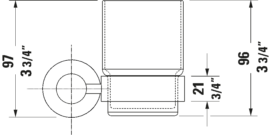 D-Code Toothbrush Holder
