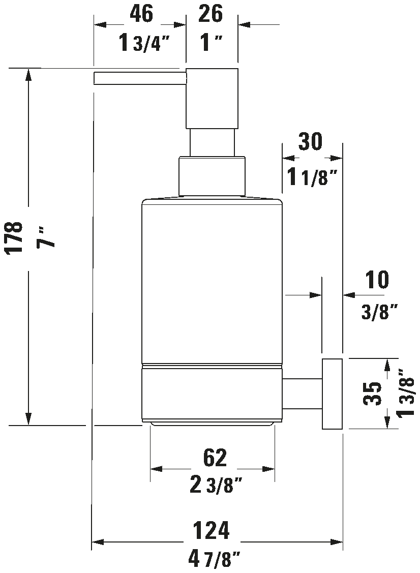 Karree Soap Dispenser