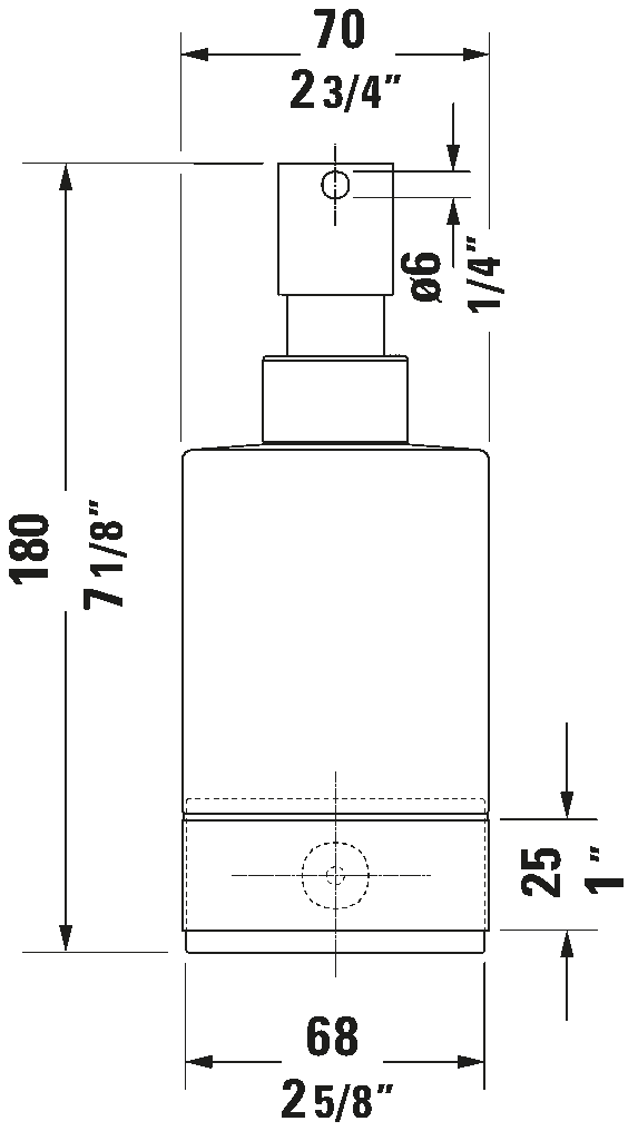 Karree Soap Dispenser