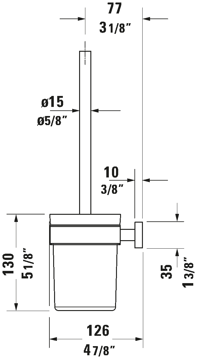 Karree Toilet Brush