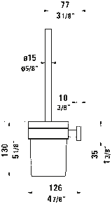 Karree Toilet Brush