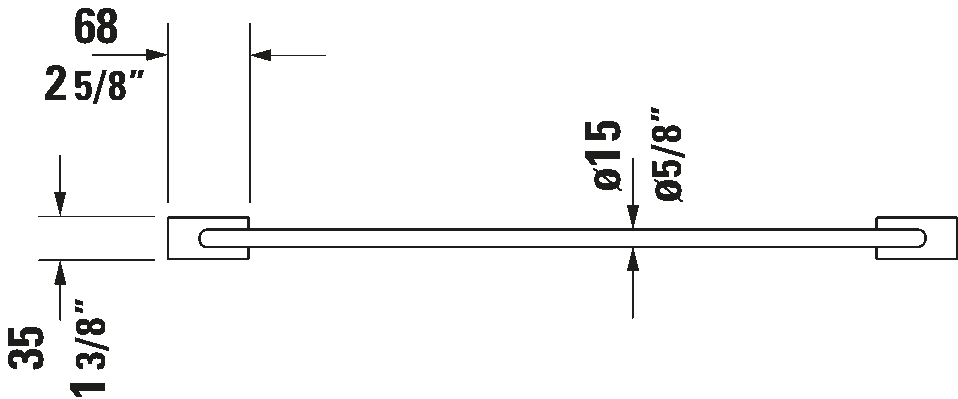 Karree Towel Bar