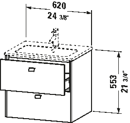 Brioso Vanity Cabinet