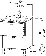 Brioso Vanity Cabinet