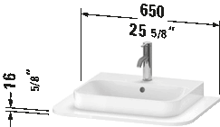 Happy D.2 Plus Vanity Top