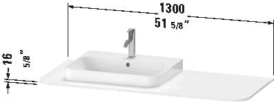 Happy D.2 Plus Vanity Top