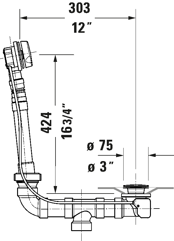 Starck Tubs/Shower trays Waste and overflow