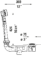 Starck Tubs/Shower trays Waste and overflow