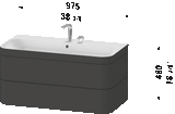 Happy D.2 Plus c-bonded Vanity
