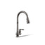 Artifacts® Pull-down kitchen sink faucet with three-function sprayhead