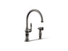 Artifacts® Single-handle kitchen sink faucet with two-function sprayhead