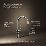 Artifacts® Single-handle kitchen sink faucet