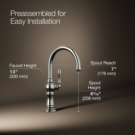 Artifacts® Single-handle kitchen sink faucet