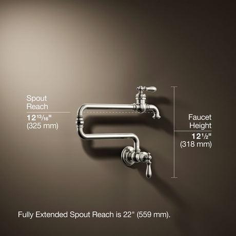 Artifacts® Wall-mount pot filler
