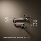 Artifacts® Wall-mount pot filler