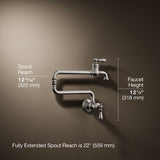 Artifacts® Wall-mount pot filler