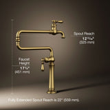 Artifacts® Deck-mount pot filler