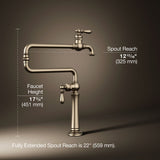 Artifacts® Deck-mount pot filler