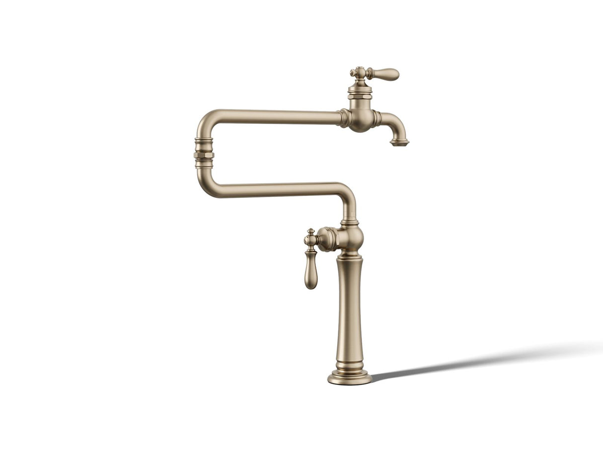 Artifacts® Deck-mount pot filler