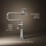 Artifacts® Deck-mount pot filler