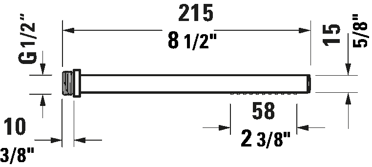 Handshower 1jet